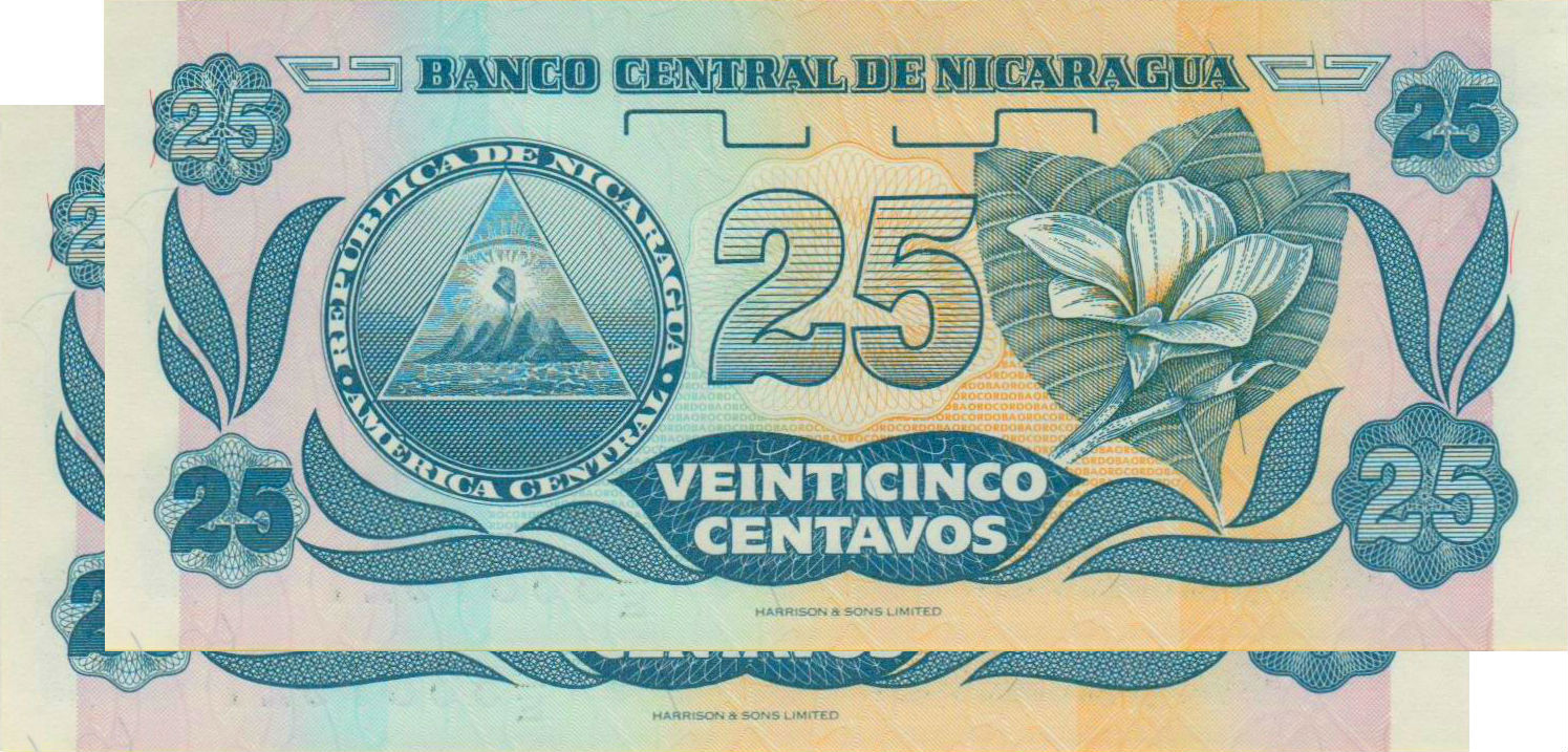 Nicaragua 25 1991 UNC P-170/a1